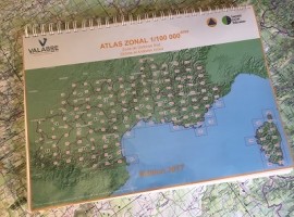 Atlas DFCI au 1:100 000ème de la nouvelle zone Sud - édition 2017