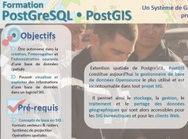 Contenu de la formation PostGreSQL/PostGIS