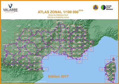 Atlas DFCI zone Sud - page de garde